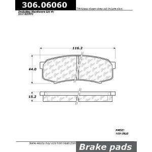 Stoptech 306.06060 Brake Pad - All