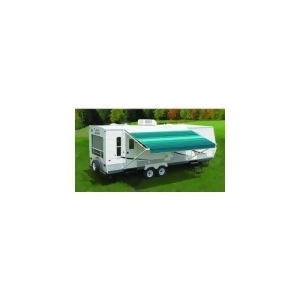 Carefree Ea178c00 Fiesta Teal 17' Vinyl Roller Assembly with White Vinyl Weatherguard White Spring Castings - All