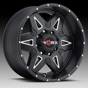 Worx 807Bm Ledge Matte Black Wheel 20x9 /8x170mm 18 mm offset - All