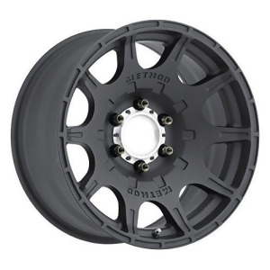 Method Race Wheels Roost Matte Black Wheel with Machined Center Ring 17x8.5 0 mm offset - All