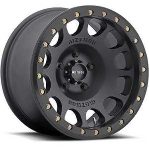 Method Mr105 17 Black Wheel / Rim 5x5 with a 38mm Offset and a 71.5 Hub Bore. Partnumber Mr10579050538b - All