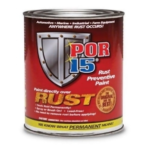 Por-15 45408 Semi Gloss Black Rust Preventive Paint 1 Pint - All