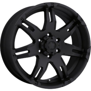 Ultra Gauntlet 18 Black Wheel / Rim 6x135 with a 25mm Offset and a 87 Hub Bore. - All