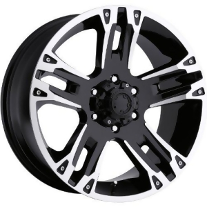 Ultra Maverick 20 Black Wheel / Rim 6x135 with a 30mm Offset and a 87 Hub Bore. - All