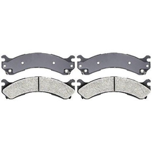 Acdelco 14D909ch Advantage Ceramic Rear Disc Brake Pad Set with Hardware - All