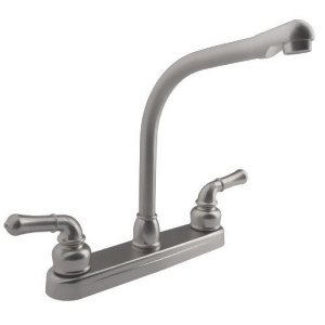Classical Hi-rise Rv Kitchen Faucet Brushed Satin Nickel - All