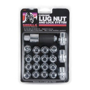 Gorilla Automotive 91743 Lug Nut And Lock System 14Mmx1.50 Acorn Bulge - All