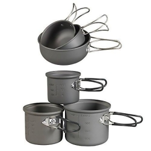 Ndur 6 Piece Essentials Cookware Mess Kit Cookware - All