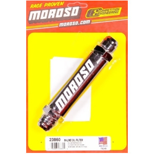 Moroso 23860 Inline Oil Filter With 12An Fitting - All