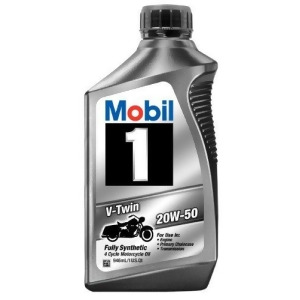 Mobil 1 V-twin 20W-50 Motorcycle 6X1qt - All