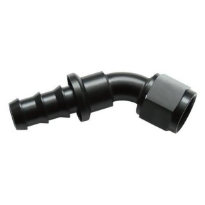 Vibrant 45 Degree Push-On An Hose End Fitting 12 An Black - All