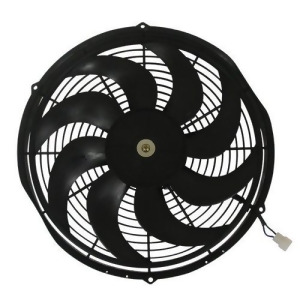 16 Electric Cooling Fan With Curved Blades 12V - All