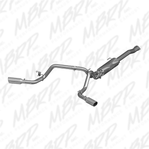 Mbrp Exhaust S5340al Installer Series Cat Back Exhaust System Fits 16-17 Tacoma - All