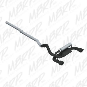 Mbrp Exhaust S4203blk Black Series Cat Back Exhaust System Fits 16-17 Focus - All