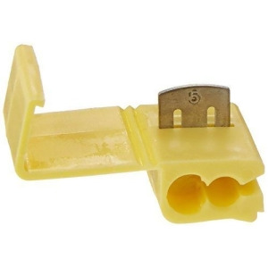 12-10 Awg Yellow Mid-line Tap Connector W Stop 50 Pcs - All