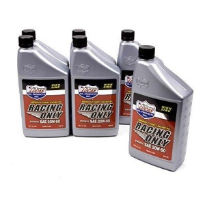 Lucas Oil 10615-6 Synthetic Racing Oil 20W-50 6X1 Qt - All