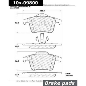 Centric Parts 100.09800 100 Series Brake Pad - All