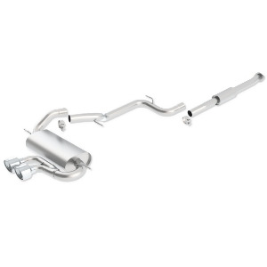 Borla 140504 S-Type Cat-Back Exhaust System Fits 13-18 Focus - All