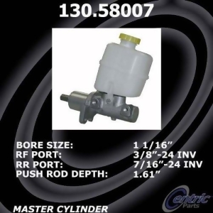 Centric Parts 130.58007 Brake Master Cylinder - All