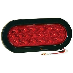 6-1/2 In Led Oval Stop/turn/ Tail Light W Grommet And Plug - All