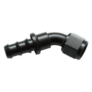 Vibrant 45 Degree Push-On An Hose End Fitting 10 An Black - All