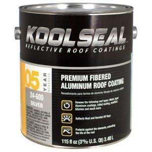 Kool Seal Fibered Aluminum Roof Coating 5 Year Warranty - All