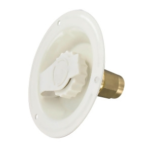 Valterra A01-0177Lf Colonial White 2-3/4 Fpt Lead-Free Recessed Water Inlet - All