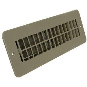 Jr Products 288-86-Ab-Tn-A Tan Dampered Floor Register - All