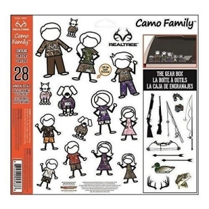 Realtree Camo Family 28 Pack Decal Set Package Size Is 75In X 9In - All