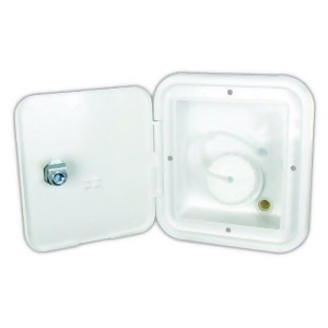 Jr Products Jfe12-A Polar White Key Lock Gravity Water Hatch - All