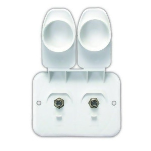 Jr Products 543-B-2-a Polar White Cable/Cable Plate - All