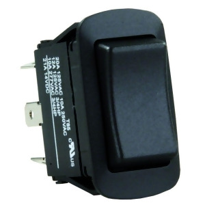Jr Products 13835 Black Water Resistant Spdt On/Off/On Switch - All