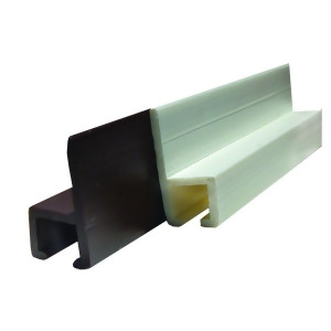 Jr Products 80351 White 96 Type-C Wall Mounted Internal Slide Track - All