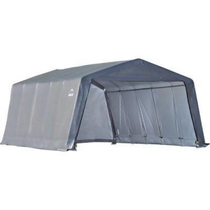 12 20 8 Peak Style Shelter 1-3/8In 6-Rib Frame Grey Cover - All