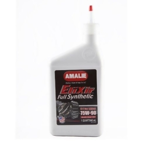 Amalie 73166-56 Elixir Api Gl-5 Certified 75W-90 Full Synthetic Gear Oil 1 Quart - All