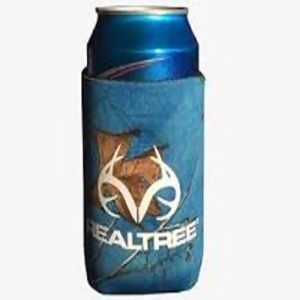 Magnetic Can Cooler White Realtree Logo Xtra Camo Surf Blue - All