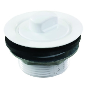 Jr Products 184030-A Polar White 2 Tub Strainer And Drain Stopper - All