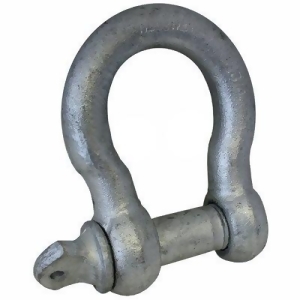 3/4 Screw Pin Shackle Forged 4140 Heat Treated Steel Machined Black Powder Coated or Zinc Finish. - All