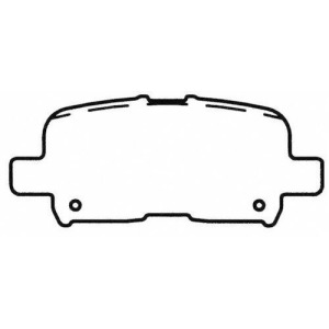 Disc Brake Pad-ThermoQuiet Rear Wagner Pd865 - All