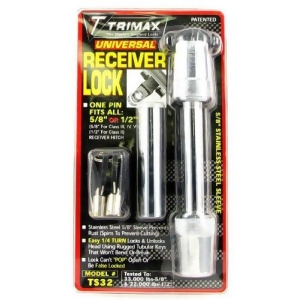 Trimax Universal Receiver Lock- Fits 58 Or 12 Sleeved - All