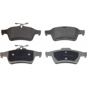 Disc Brake Pad-ThermoQuiet Rear Wagner Mx1095 - All