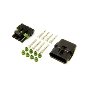 Painless Wiring 70404 4 Circuit Male/Female Weatherpack Kit - All