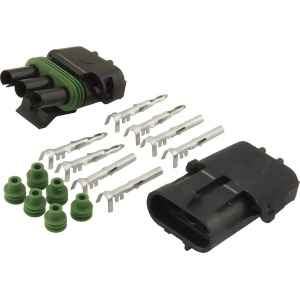 Painless Wiring 70403 3 Circuit Male/Female Weatherpack Kit - All