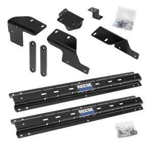 Reese 50084-58 Quick Install Fifth Wheel Mounting Brackets And Rails Fits Tundra - All
