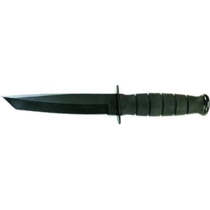 Short Ka-Bar Tanto-Black-Clampack Short Fighting/Utility Knife - All