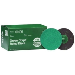 3M 01406 Green Corps Roloc Green Disc - All