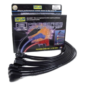 Taylor Cable 74091 8mm Spiro-Pro Ignition Wire Set - All