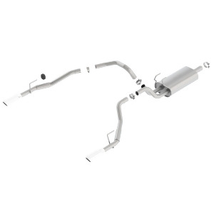 Borla 140553 Touring Cat-Back Exhaust System Fits 09-18 1500 Ram 1500 - All