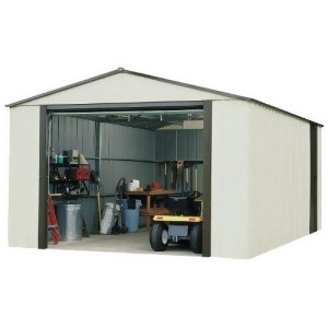 Arrow Vt1224 Vinyl Coated Murryhill 12-Feet by 24-Feet Heavy Duty Steel Storage - All