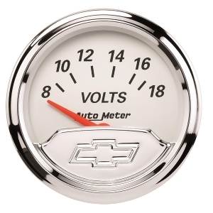 Autometer 1391-00408 Chevy Vintage Electric Voltmeter Gauge - All